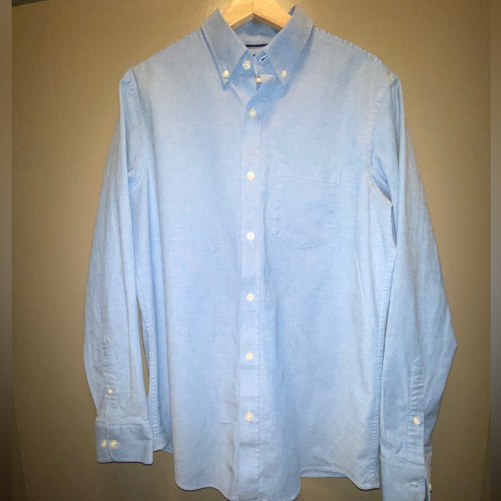 Banana Republic Untucked Standard Fit Oxford standard fit Shirt in Count…